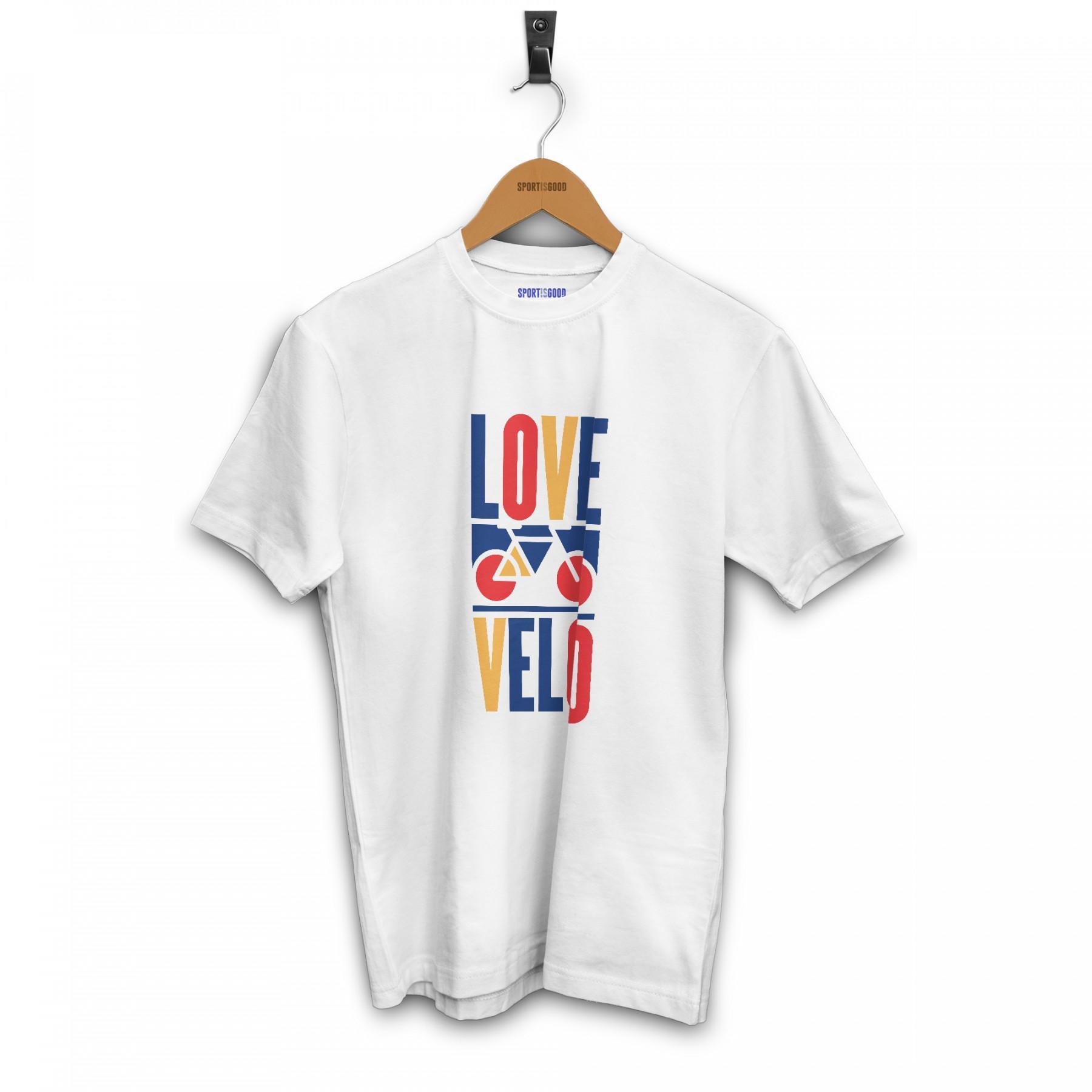 T-shirt ragazza Love velo