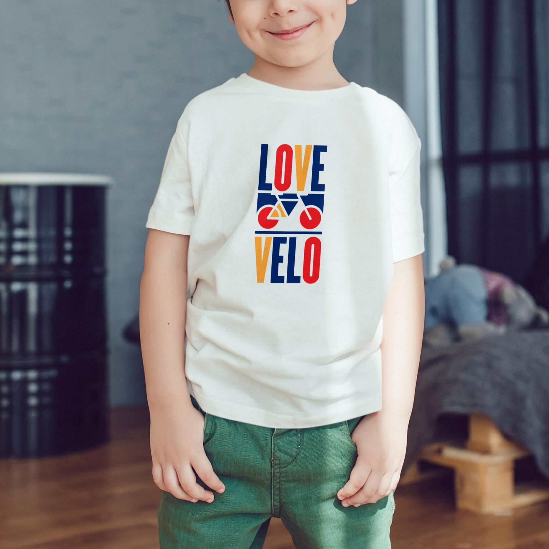 T-shirt ragazzo Love velo