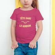 T-shirt ragazza Tête dans le guidon